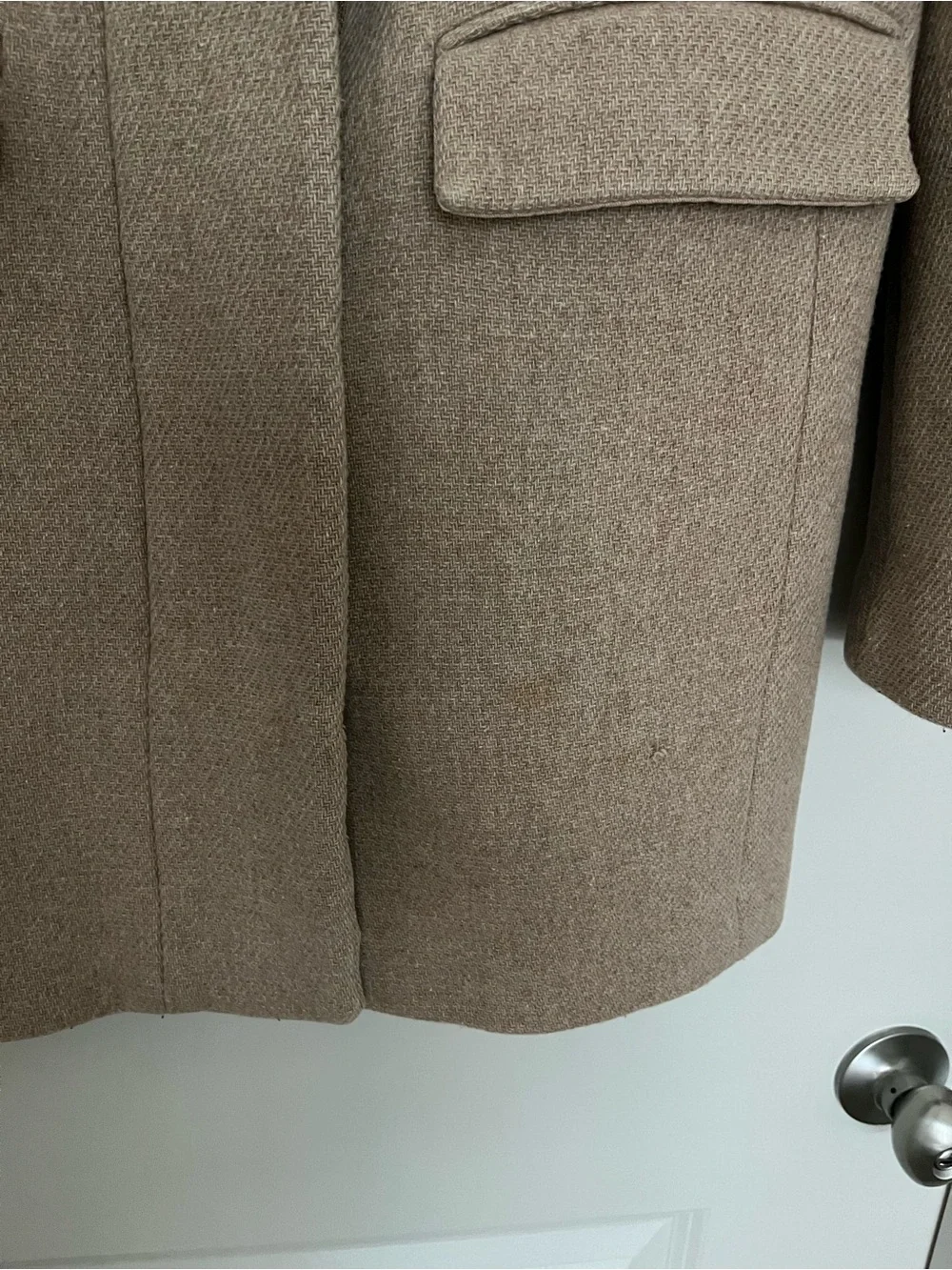 J Crew Stadium Cloth by Nelly Gori cocoon coat size 0